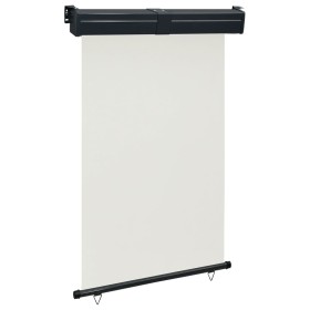 Toldo lateral de balcón color crema 125x250