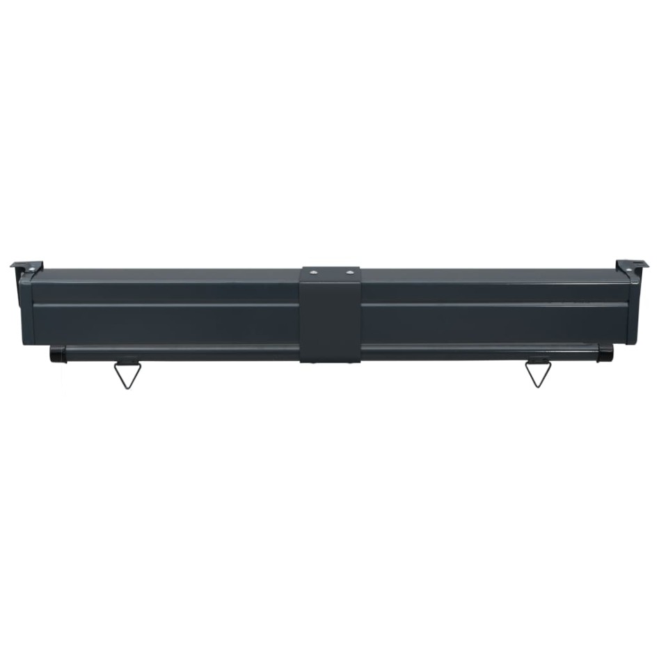 Toldo lateral de balcón color crema 125x250