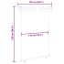 Toldo lateral de balcón color crema 125x250
