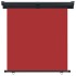 Toldo lateral de balcón rojo 165x250