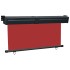 Toldo lateral de balcón rojo 165x250