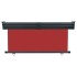 Toldo lateral de balcón rojo 165x250
