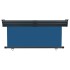 Toldo lateral de balcón azul 175x250