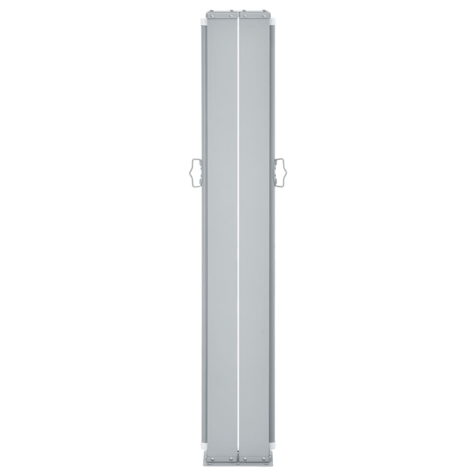 Toldo lateral retráctil negro 140x1000