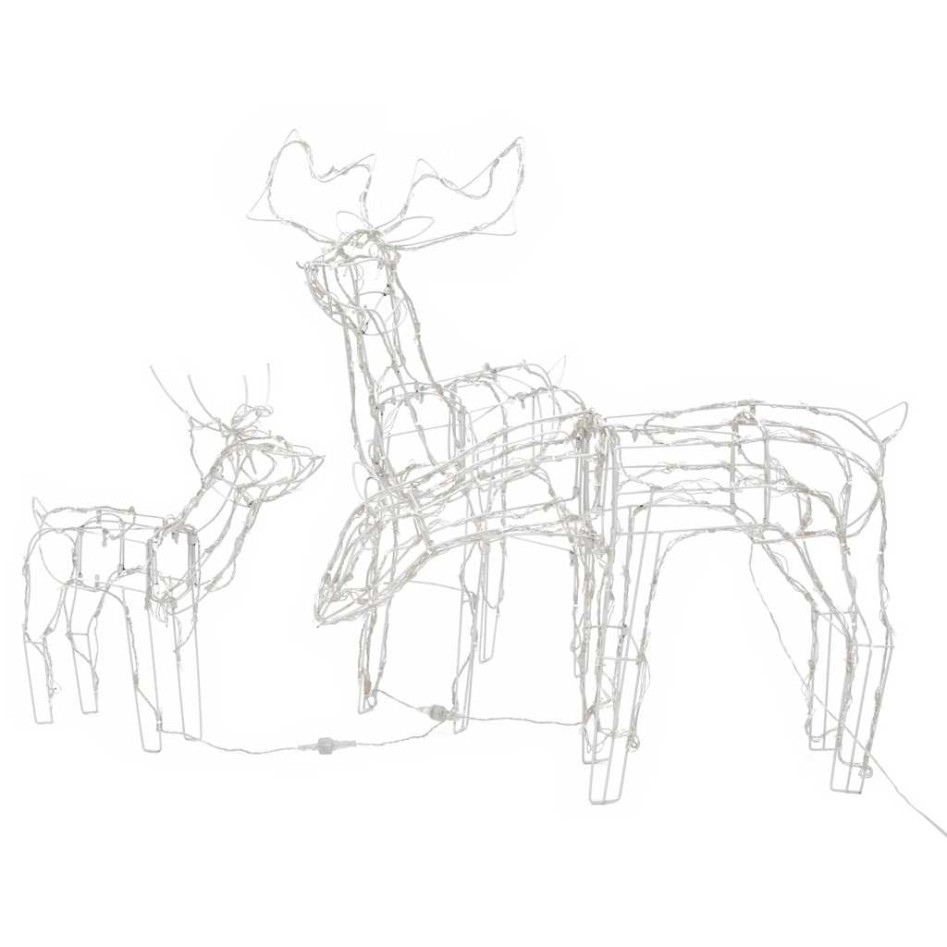 Renos de Navidad de luces 229 LEDs 3