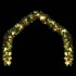 Guirnalda de Navidad decorada con bolas y luces LED 20