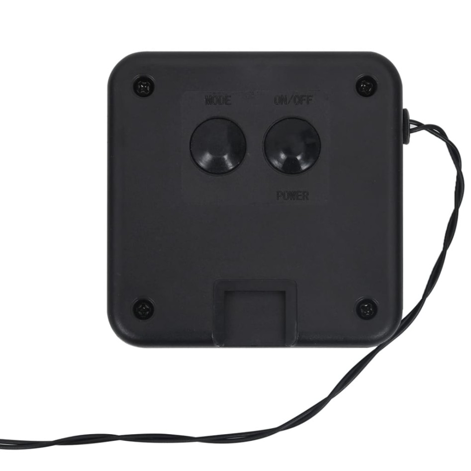 Tira de luces solares LED 5 uds blanco cálido