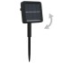 Tiras de luces solares LED 5 uds azul