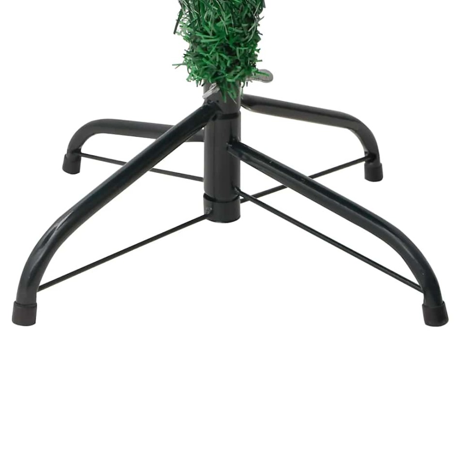 Cactus de Navidad con soporte y LEDs verde 150 cm
