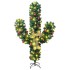 Cactus de Navidad con soporte y LED verde 210 cm