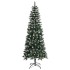 Árbol de Navidad artificial con soporte PVC verde 210