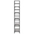 Estantería de madera de ingeniería gris Sonoma 50x33x188,5
