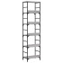 Estantería de madera de ingeniería gris Sonoma 50x33x188,5