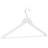 Juego de perchas ropa 50 uds antideslizantes madera dura