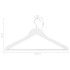 Juego de perchas ropa 50 uds antideslizantes madera dura