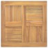 Tablero de mesa cuadrado madera maciza de teca 50x50x2,5