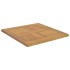 Tablero de mesa cuadrado madera maciza de teca 50x50x2,5