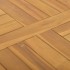Tablero de mesa cuadrado madera maciza de teca 50x50x2,5