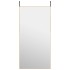 Espejo de puerta cristal y aluminio dorado 50x100