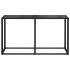 Mesa consola vidrio templado negro