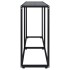 Mesa consola vidrio templado negro