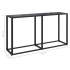 Mesa consola vidrio templado negro