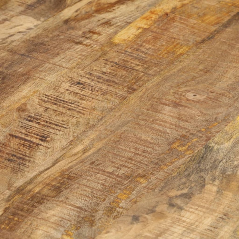 Mesas apilables 2 unidades madera rugosa de