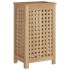 Cesto de la ropa sucia madera maciza de teca 35x25x60