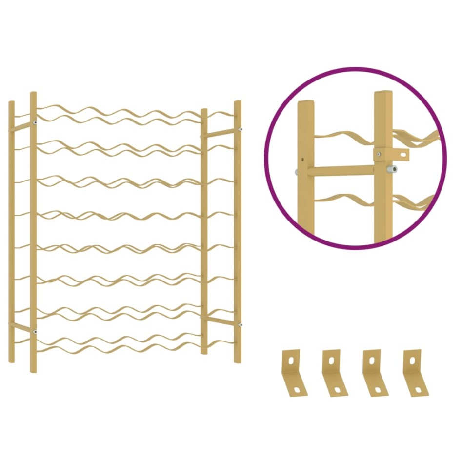 Botellero para 48 botellas de metal