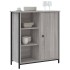 Aparador de madera de ingeniería gris Sonoma 70x30x80