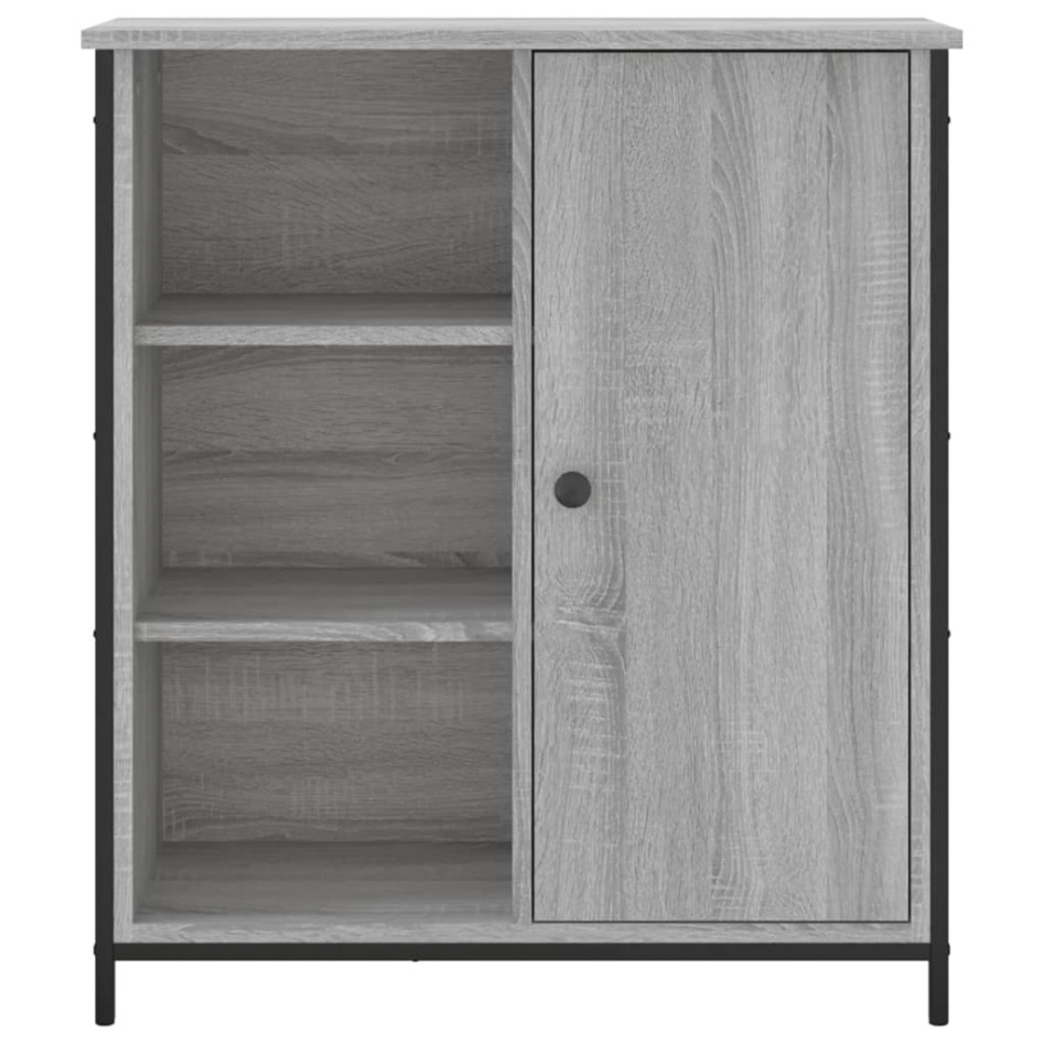 Aparador de madera de ingeniería gris Sonoma 70x30x80