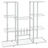 Soporte para flores de hierro blanco 94,5x25x89