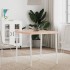 Tablero de mesa cuadrado de madera maciza de haya 70x70x2,5