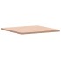 Tablero de mesa cuadrado de madera maciza de haya 70x70x2,5