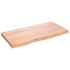 Estante pared madera roble tratada marrón claro 80x40x(2-4)