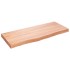 Estante pared madera roble tratada marrón claro 100x40x(2-6)