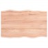 Tablero mesa madera tratada roble borde natural 80x50x2