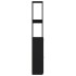 Armario de baño madera contrachapada negro 25x26,5x170