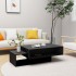 Mesa de centro madera ingeniería negra 105x55x32