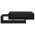 Mesa de centro madera ingeniería negra 105x55x32