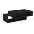Mesa de centro madera ingeniería negra 105x55x32