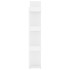Estantería librería madera contrachapada blanco 86x25,5x140