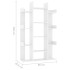 Estantería librería madera contrachapada blanco 86x25,5x140
