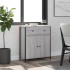 Aparador de madera de ingeniería gris Sonoma 70x30x80