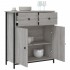 Aparador de madera de ingeniería gris Sonoma 70x30x80