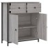 Aparador de madera de ingeniería gris Sonoma 70x30x80