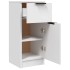 Aparador de madera contrachapada blanco 30x30x70