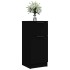 Aparador de madera contrachapada negro 30x30x70