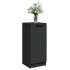 Aparador de madera contrachapada negro 30x30x70