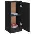 Aparador de madera contrachapada negro 30x30x70